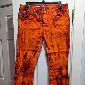 Kut from the Kloth Natalie High Rise Bootcut sz 14 Custom Dye